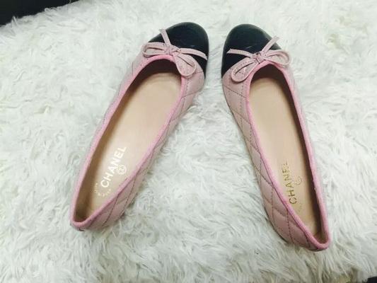 CHANEL Shallow mouth flat shoes Women--121